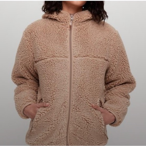 TNA Sherpa hooded zip sweater/ jacket. Size XS. - Picture 3 of 15